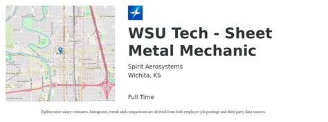 sheet metal mechanic spirit aerosystems|Sheet Metal Mechanic Salaries in Wichita, KS for Spirit .